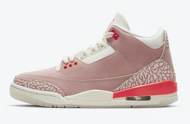 Kick Theory CK9246-600 Jordan Pink 3 Rust Retro (W) 0701